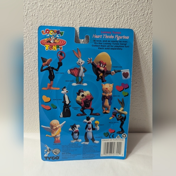 Looney Tunes Daffy Duck Heart Throbs Figure 1994 New Old Stock Original Package - Picture 2 of 2